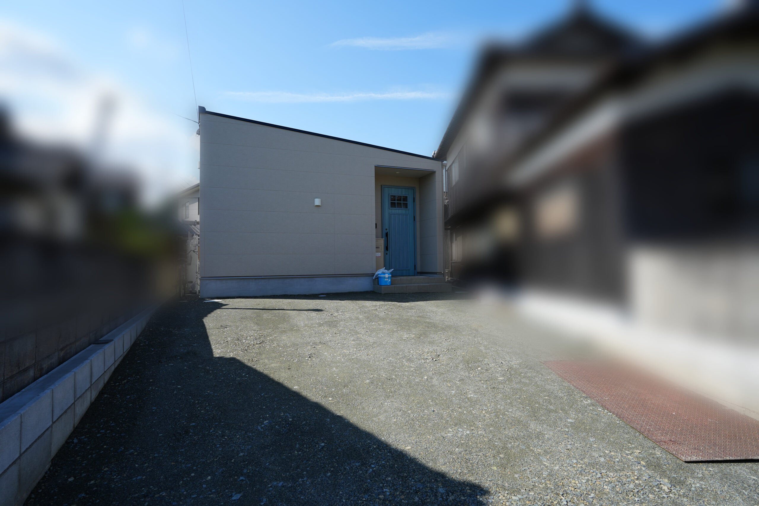 ココペーバーを敷き終えたお庭の全景